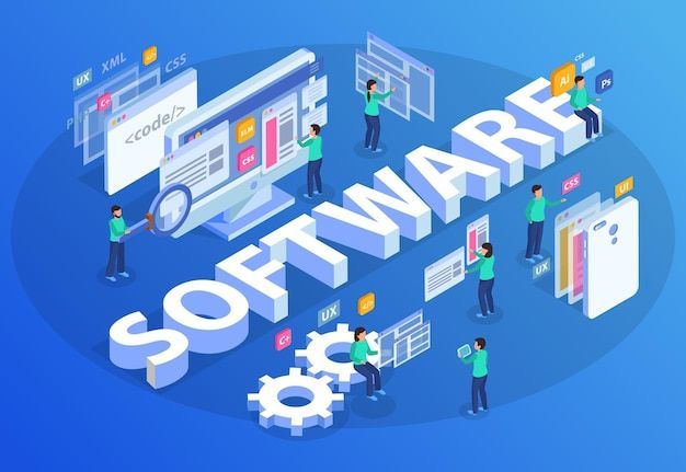 Software Development Process: Illustration of a Software Development Team